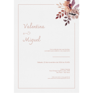 Convites - Coleção Valentina