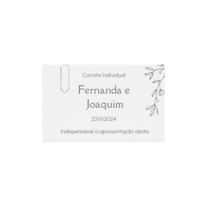 Convite Individual Fernanda