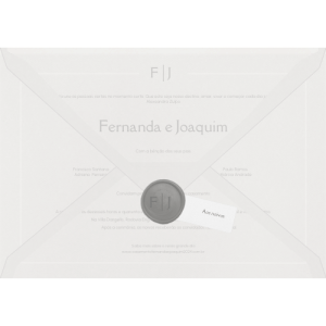 Envelope Bico Horizontal Fernanda
