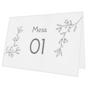 Marcador de Número de Mesa Fernanda para Produto