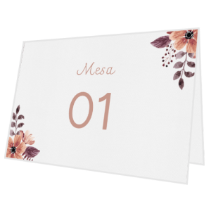 Marcador de Mesa Reservada Valentina para página de produto