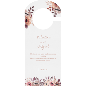 Tag do Carro dos Convidados Valentina