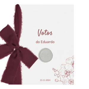 Caderno de Votos "Dele" Carol