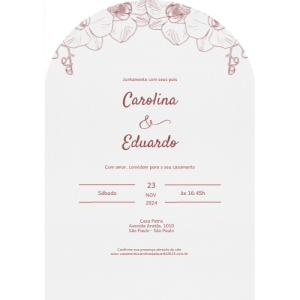 Convites - Coleção Carol