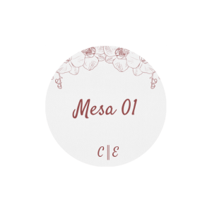 Marcador Individual de Mesa Carol