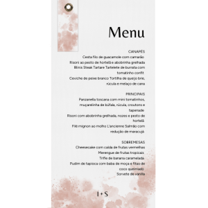 Menus - Coleção Isabela
