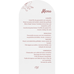 Menu Lado Único Carol