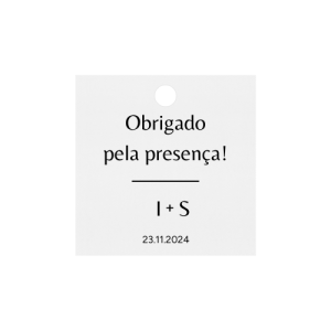 Tag Lembrancinha Isabela