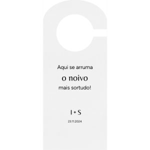 Tag Porta do Noivo Isabela