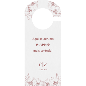 Tag Porta do Noivo Carol