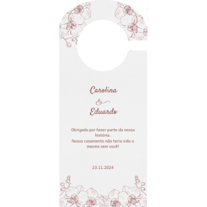 Tag do Carro dos Convidados Carol