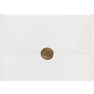 Envelope Aba Reta Horizontal Beatriz