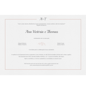 Convite Horizontal Ana