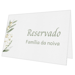 Marcador de Mesa Reservada Helena