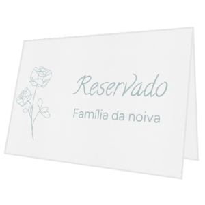 Marcador de Mesa Reservada Laura