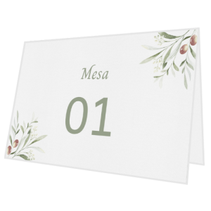 Marcador de Número de Mesa Helena