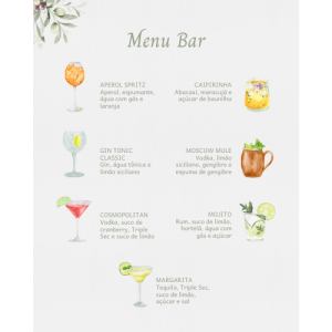Menu Bar Helena - 7 Drinks