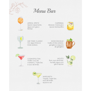 Menu Bar Ana - 7 Drinks