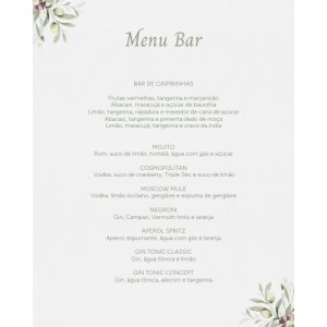 Menu Bar Helena - Opção Lista