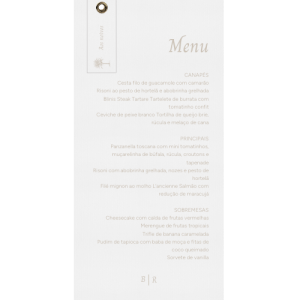 Menu Lado Único Beatriz