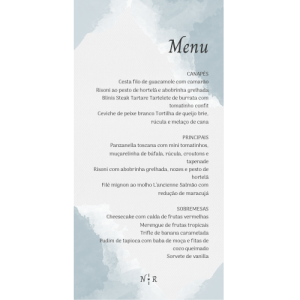 Menus - Coleção Natalia