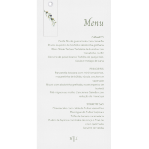 Menu Lado Único Helena