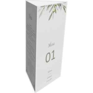 Menu Triangular de Mesa Helena