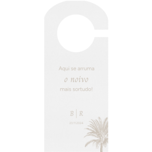 Tag Porta do Noivo Beatriz