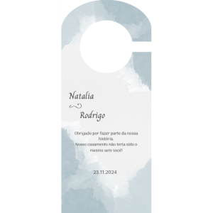 Tag do Carro dos Convidados Natalia