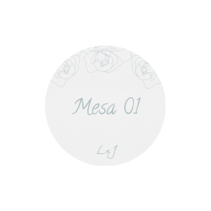 Marcador Individual de Mesa Laura