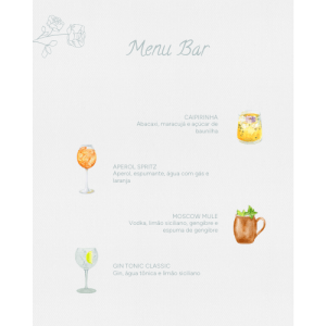 Menu Bar Laura - 4 Drinks