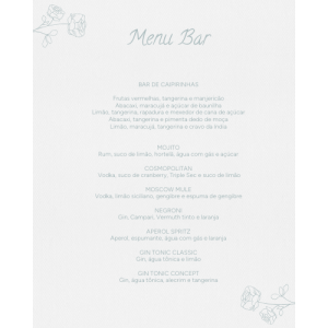 Menu Bar Laura - Opção Lista