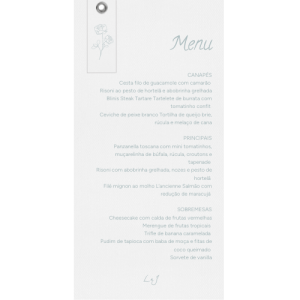 Menu Lado Único Laura