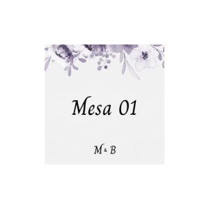 Marcador Individual de Mesa Maria Clara