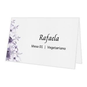 Marcador de Lugar Maria Clara - Opção 1