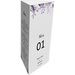 Menu Triangular de Mesa Maria Clara