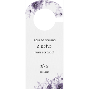 Tag Porta do Noivo Maria Clara